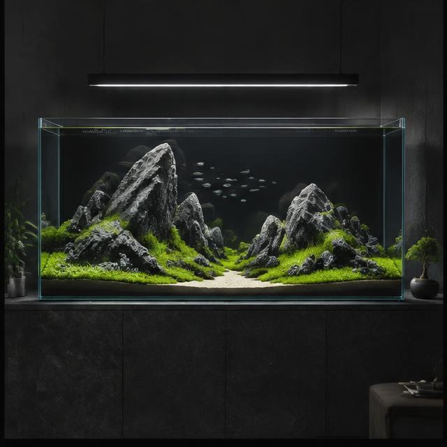 Still Stone sample aquascaping project